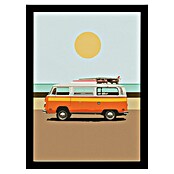 Papermoon Bild (Road Trip 1, B x H: 50 x 70 cm, Ohne Passepartout, Rahmen Schwarz) | BAUHAUS