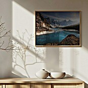 Papermoon Bild (Moraine Me, B x H: 110 x 80 cm, Ohne Passepartout, Rahmen Eiche) | BAUHAUS
