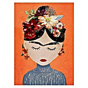 Papermoon Poster (Treechild Frida Orange, B x H: 100 x 140 cm, Mit Passepartout) | BAUHAUS