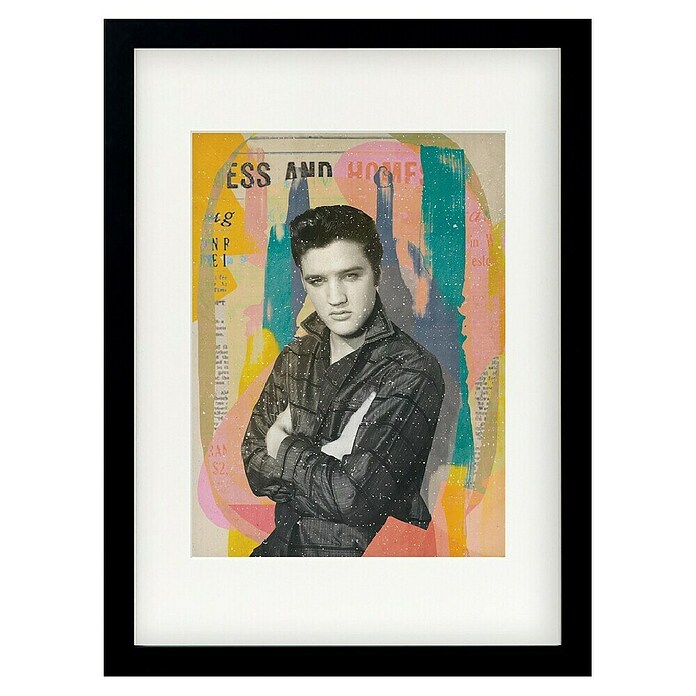 Papermoon Bild (King in the House, B x H: 80 x 110 cm, Mit Passepartout, Rahmen Schwarz) | BAUHAUS