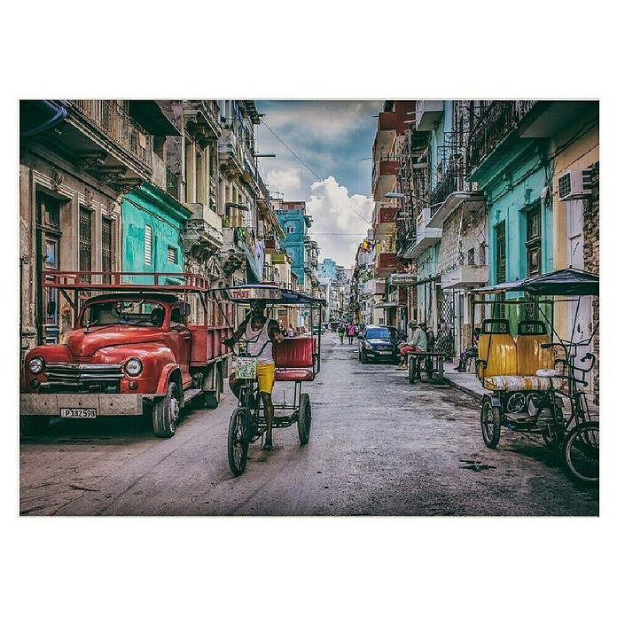 Papermoon Poster (Habana Street, B x H: 80 x 60 cm, Mit Passepartout) | BAUHAUS