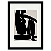 Papermoon Bild (Figure No. 12, B x H: 100 x 140 cm, Mit Passepartout, Rahmen Schwarz) | BAUHAUS