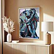 Papermoon Bild (Self Reflection, B x H: 40 x 50 cm, Mit Passepartout, Rahmen Eiche) | BAUHAUS