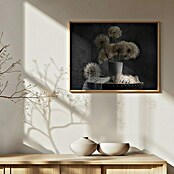 Papermoon Bild (Dandelion Seed, B x H: 70 x 50 cm, Mit Passepartout, Rahmen Eiche) | BAUHAUS