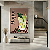 Papermoon Bild (Mojito, B x H: 60 x 80 cm, Mit Passepartout, Rahmen Schwarz) | BAUHAUS