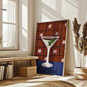 Papermoon Bild (Martini, B x H: 100 x 140 cm, Mit Passepartout, Rahmen Eiche) | BAUHAUS