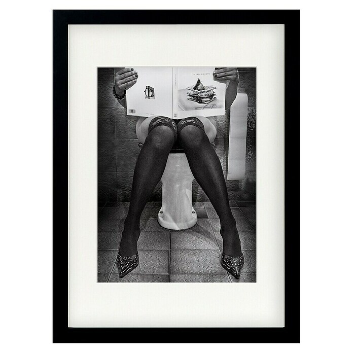 Papermoon Bild (Le Goart des Autres, B x H: 40 x 50 cm, Mit Passepartout, Rahmen Schwarz) | BAUHAUS