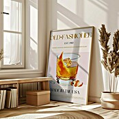 Papermoon Bild (Classic Cocktail, B x H: 50 x 70 cm, Mit Passepartout, Rahmen Eiche) | BAUHAUS