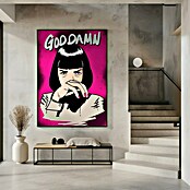 Papermoon Bild (Goodamn!, B x H: 100 x 140 cm, Ohne Passepartout, Rahmen Schwarz) | BAUHAUS