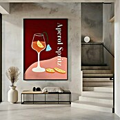 Papermoon Bild (Aperol Spritz, B x H: 100 x 140 cm, Ohne Passepartout, Rahmen Schwarz) | BAUHAUS