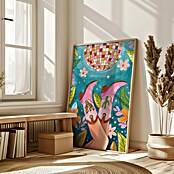 Papermoon Bild (Boots and Disco, B x H: 50 x 70 cm, Ohne Passepartout, Rahmen Eiche) | BAUHAUS