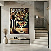 Papermoon Bild (You can Drink at 7 AM, B x H: 50 x 70 cm, Ohne Passepartout, Rahmen Schwarz) | BAUHAUS