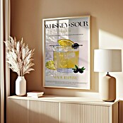 Papermoon Bild (Peru Whisky Bliss, B x H: 100 x 140 cm, Mit Passepartout, Rahmen Eiche) | BAUHAUS