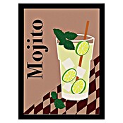 Papermoon Bild (Mojito, B x H: 40 x 50 cm, Ohne Passepartout, Rahmen Schwarz) | BAUHAUS