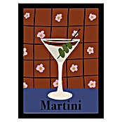 Papermoon Bild (Martini, B x H: 70 x 100 cm, Ohne Passepartout, Rahmen Schwarz) | BAUHAUS