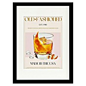 Papermoon Bild (Classic Cocktail, B x H: 70 x 100 cm, Mit Passepartout, Rahmen Schwarz) | BAUHAUS