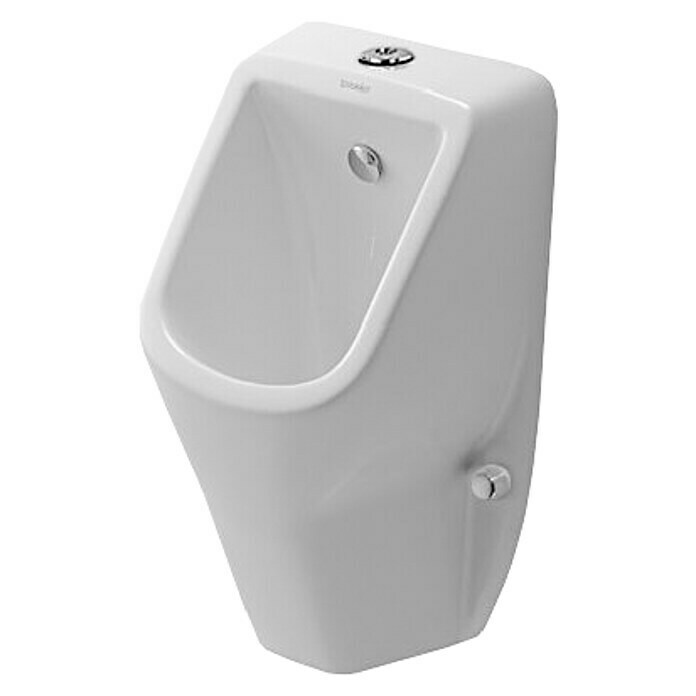 Duravit D-Code UrinalUnbeschichtet, Zulauf: Oben, Farbe: Weiß, Ohne Zielobjekt Front View