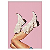 Papermoon Poster (Boots Glitter Pink, B x H: 40 x 50 cm, Mit Passepartout) | BAUHAUS