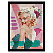 Papermoon Bild (Marilyn is Back, B x H: 70 x 100 cm, Ohne Passepartout, Rahmen Schwarz) | BAUHAUS