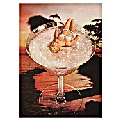 Papermoon Poster (Pink Margarita, B x H: 80 x 110 cm, Mit Passepartout) | BAUHAUS