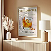 Papermoon Bild (Classic Cocktail, B x H: 50 x 70 cm, Mit Passepartout, Rahmen Eiche) | BAUHAUS