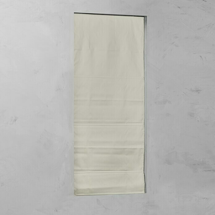 Raffrollo (120 x 180 cm, 70 % Baumwolle, 30 % Polyester, Leinen)