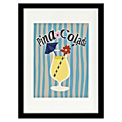Papermoon Bild (Pina Colada, B x H: 100 x 140 cm, Mit Passepartout, Rahmen Schwarz) | BAUHAUS
