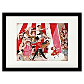 Papermoon Bild (Circus in the City, B x H: 100 x 70 cm, Mit Passepartout, Rahmen Schwarz) | BAUHAUS