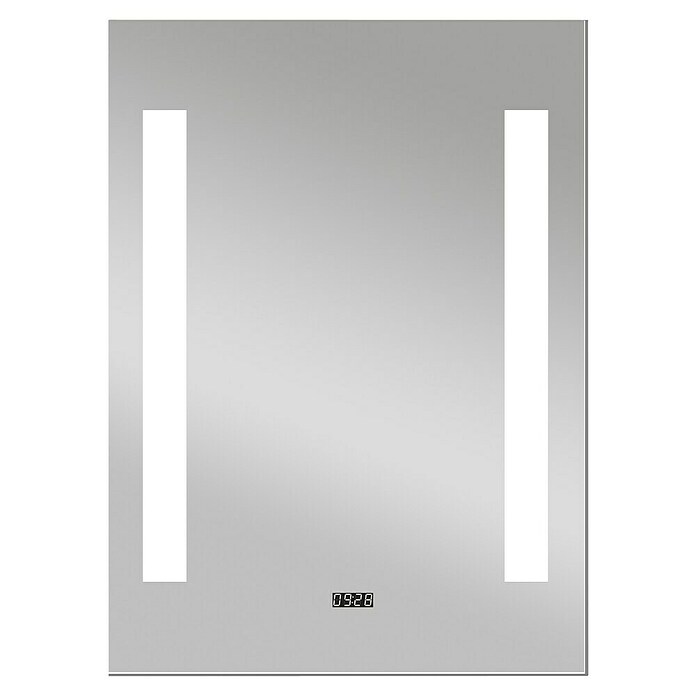 LED-Lichtspiegel Crystal Creek (50 x 70 cm, Mit Kippschalter)