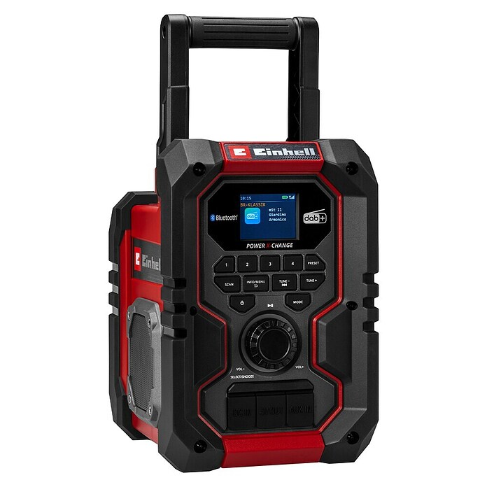 Einhell Power X-Change 18V Akumulatorski radio za gradbišče TE-CR 18 Li DAB+/FM/BT - Solo  (18 V, Brez baterije, Bluetooth) | 2297 - Akkumaschinen sonstige | BBDI - Akkugeräte | BBD - Elektro WZ/Großmaschinen | BB - ElektroWZ/Großmaschinen | B - Werkz/Masch/Maschzubeh/Auto | BAUHAUS