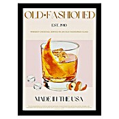 Papermoon Bild (Classic Cocktail, B x H: 70 x 100 cm, Ohne Passepartout, Rahmen Schwarz) | BAUHAUS