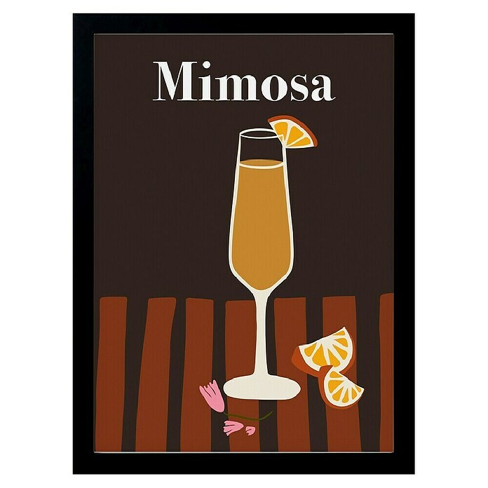 Papermoon Bild (Mimosa, B x H: 80 x 110 cm, Ohne Passepartout, Rahmen Schwarz) | BAUHAUS