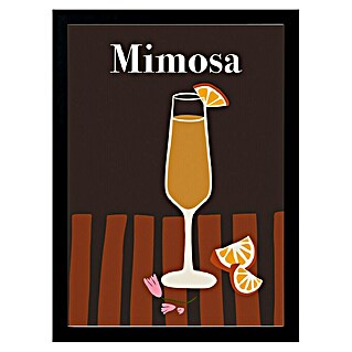 Papermoon Bild (Mimosa, B x H: 70 x 100 cm, Ohne Passepartout, Rahmen Schwarz)