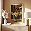 Papermoon Bild (Vintage Champagne, B x H: 100 x 140 cm, Mit Passepartout, Rahmen Eiche) | BAUHAUS