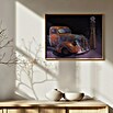 Papermoon Bild (Rusted Pickup Truck, B x H: 100 x 70 cm, Ohne Passepartout, Rahmen Eiche) | BAUHAUS