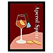 Papermoon Bild (Aperol Spritz, B x H: 100 x 140 cm, Ohne Passepartout, Rahmen Schwarz) | BAUHAUS