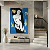 Papermoon Bild (Abstract Figure, B x H: 50 x 70 cm, Mit Passepartout, Rahmen Schwarz) | BAUHAUS