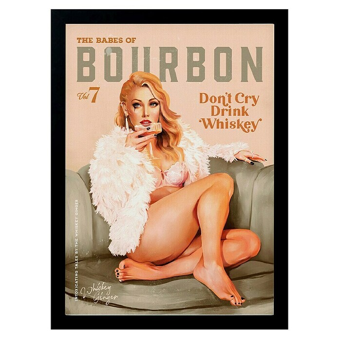 Papermoon Bild (Babes of Boubon Vol. 7, B x H: 40 x 50 cm, Ohne Passepartout, Rahmen Schwarz) | BAUHAUS