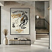 Papermoon Bild (Don´t Honey Print 2, B x H: 80 x 110 cm, Ohne Passepartout, Rahmen Schwarz) | BAUHAUS