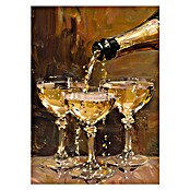 Papermoon Poster (Vintage Champagne, B x H: 70 x 100 cm, Mit Passepartout) | BAUHAUS