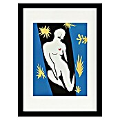 Papermoon Bild (Abstract Figure, B x H: 50 x 70 cm, Mit Passepartout, Rahmen Schwarz) | BAUHAUS