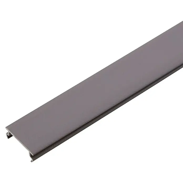 Elfa Garage+/Décor+ by Elfa Abdeckleiste - Höhe: 110 cm, Matt grau - Graue Übergangsschiene für Bodenbeläge, ideal zum Ausgleich von Höhenunterschieden und zum Schutz von Kanten. Robust und langlebig.