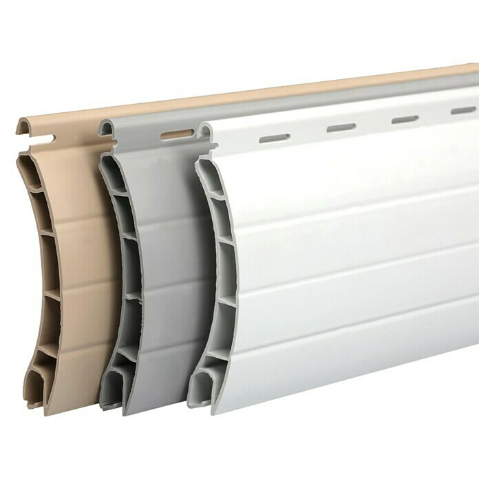 Schellenberg Rollladenprofil Maxi (1,8 m x 52 mm, Geeignet für: Rollladen-Maxi-Systeme, Grau)
