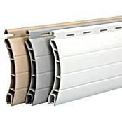 Schellenberg Rollladenprofil Maxi (2,1 m x 52 mm, Geeignet für: Rollladen-Maxi-Systeme, Grau)