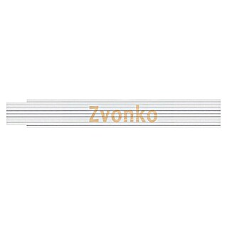 Heka Zložljivi meter (Dolžina: 2 m, Bela, Natis: Zvonko)