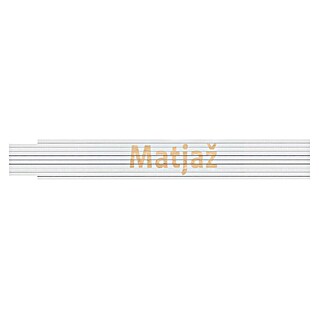 Heka Zložljivi meter (Dolžina: 2 m, Bela, Natis: Matjaž)