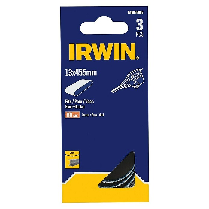 Irwin Schuurbandset Set van 3 stuks (b x l: 13 x 455 mm, 3 st.) | BAUHAUS