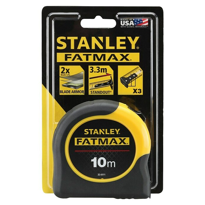 Stanley FatMax Rolmaat (10 m) | BAUHAUS