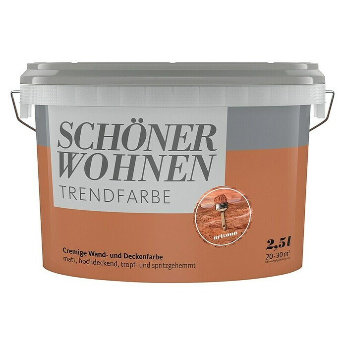 SCHÖNER WOHNEN-Farbe Wandfarbe Trendfarbe (Arizona, Matt, 2,5 l, Konservierungsmittelfrei) | BAUHAUS