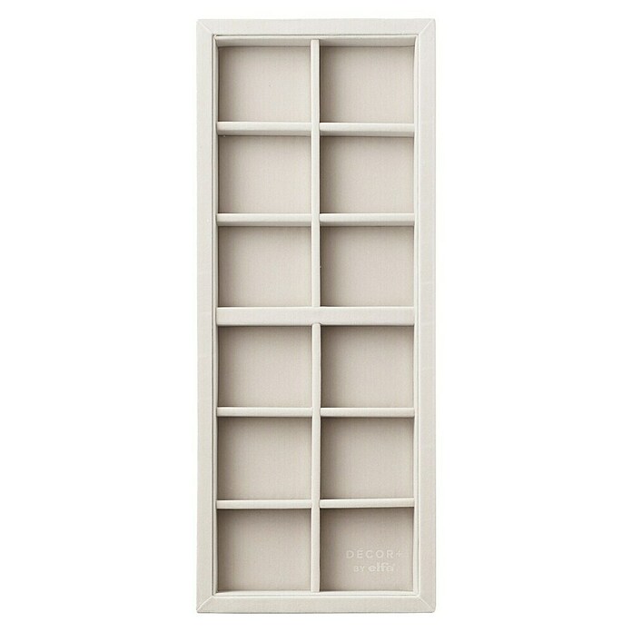 Elfa Décor+ by Elfa Schubladeneinsatz (L x B x H: 38,6 x 15,6 x 3,8 cm, Beige, Anzahl Fächer: 12 Stk.) | BAUHAUS